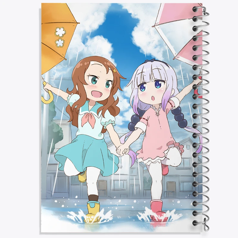 دفتر نت موسیقی 50 برگ خندالو مدل سایکاوا و کانا انیمه اژدهای خدمتکار کوبایاشی کد 36317