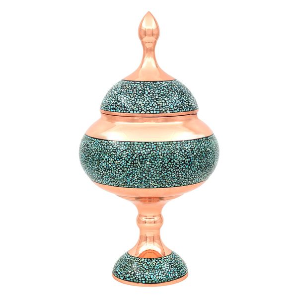 شکلات خوری فیروزه کوبی مسی کد 27