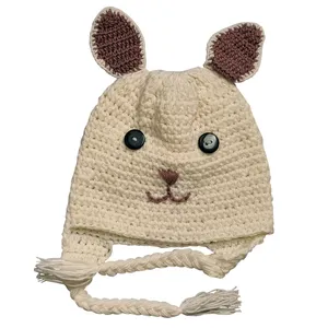 کلاه بافتنی بچگانه طرح خرگوش