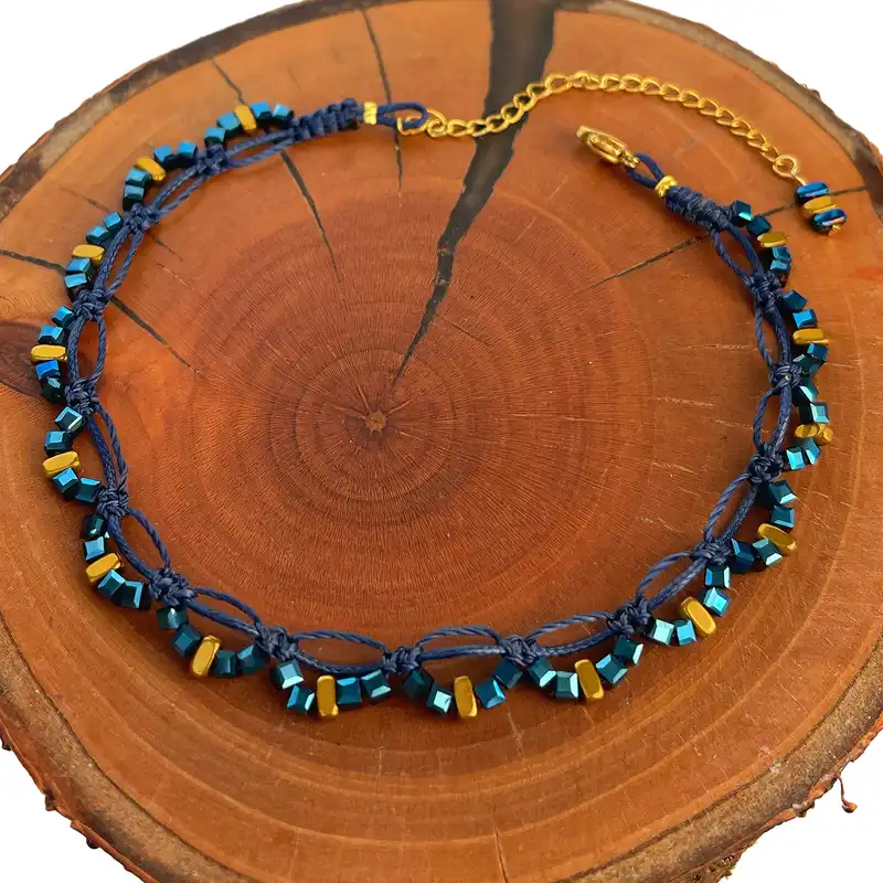 پابند زنانه دل تافته مدل حدید چرمی کد Del-A30