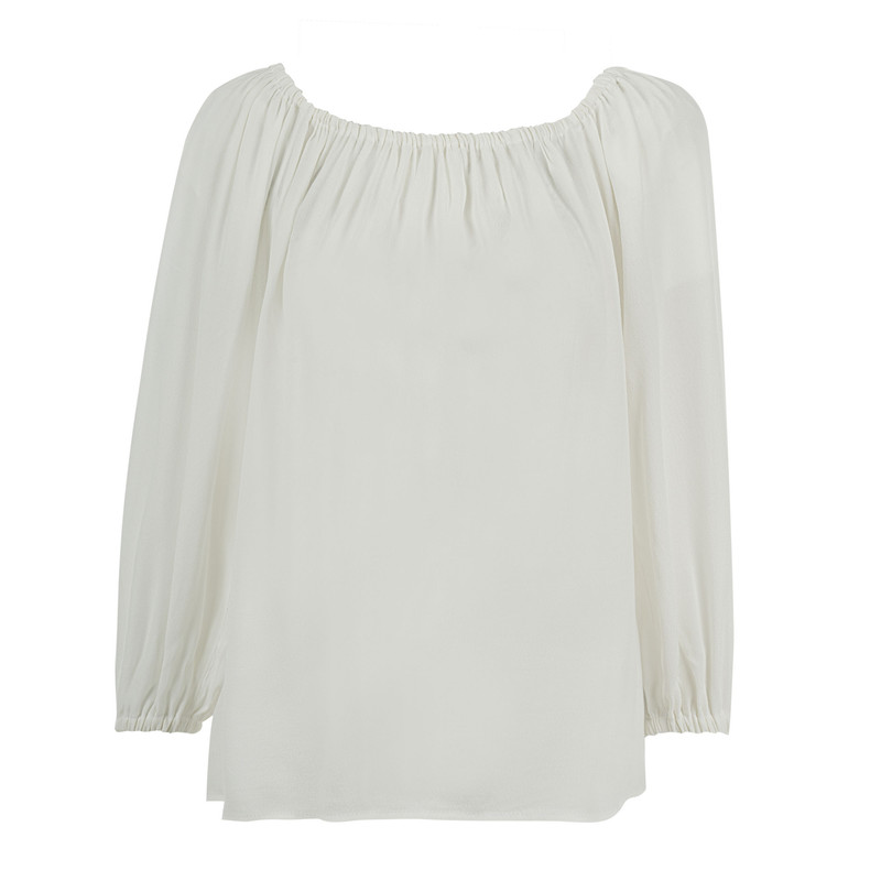 بلوز آستین بلند زنانه سرژه مدل 204640 رنگ سفید