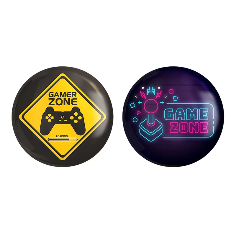 مگنت خندالو طرح GAMER کد 39023903 مجموعه 2 عددی