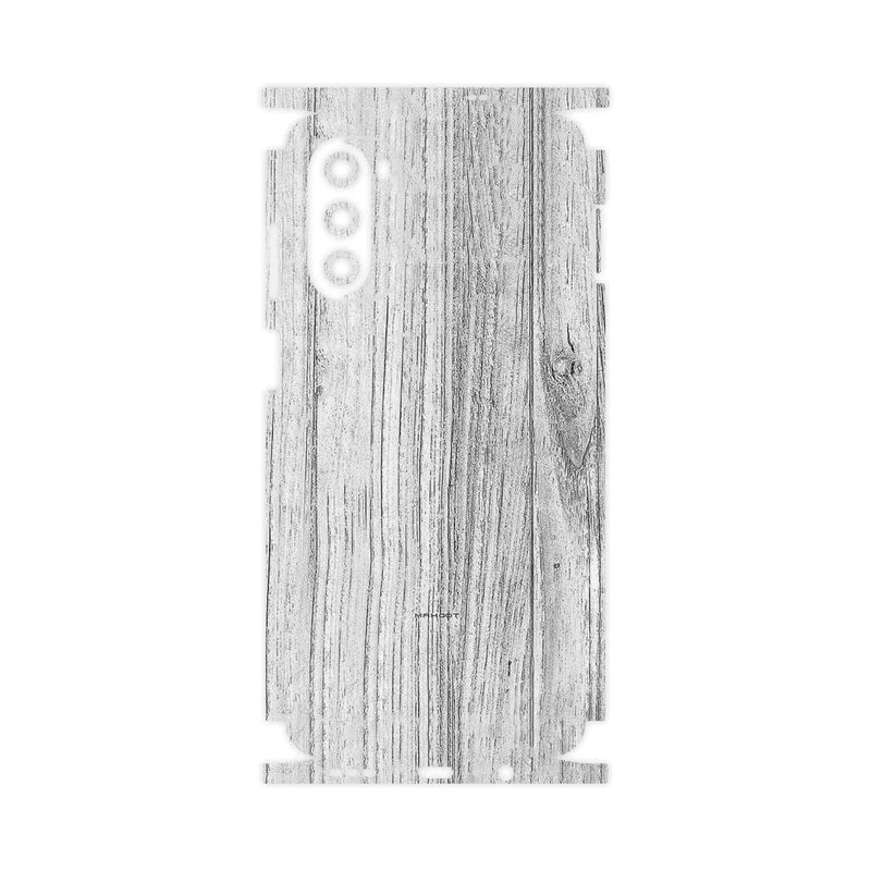 برچسب پوششی ماهوت مدل White_Wood-FullSkin مناسب برای گوشی موبایل موتورولا Moto G52