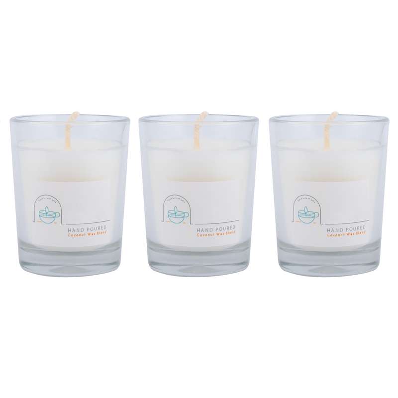 شمع لیوانی مدل معطر بسته 3 عددی