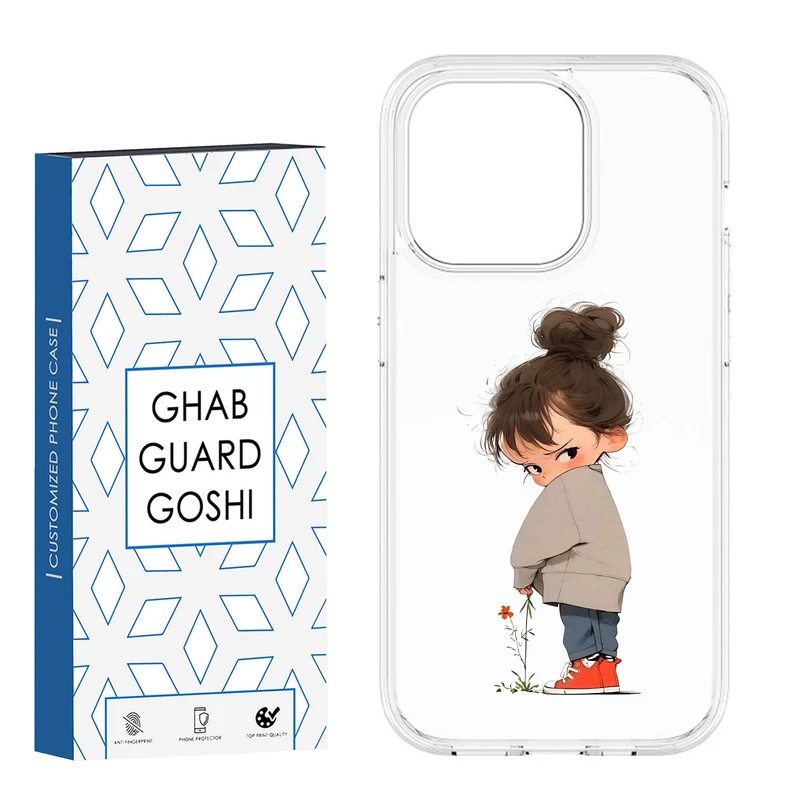 کاور قاب گارد گوشی طرح دختر ملوس کد CL-14 مناسب برای گوشی موبایل اپل IPHONE 12/12 PRO 