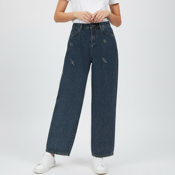 شلوار جین زاپ دار زنانه دیان مدل بگ