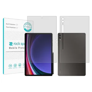 Rockspace model Hygel screen protector suitable for Samsung Galaxy Tab S9 Plus tablet along with tablet back protector