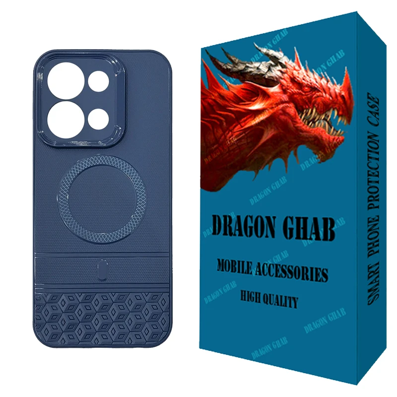 کاور دراگون قاب مدل Hexagon مناسب برای گوشی موبایل شیائومی Redmi 15C / Poco C85