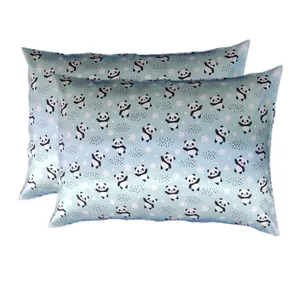 رو بالشی مدل ساتن ابریشم طرح پاندا مجموعه 2 عددی