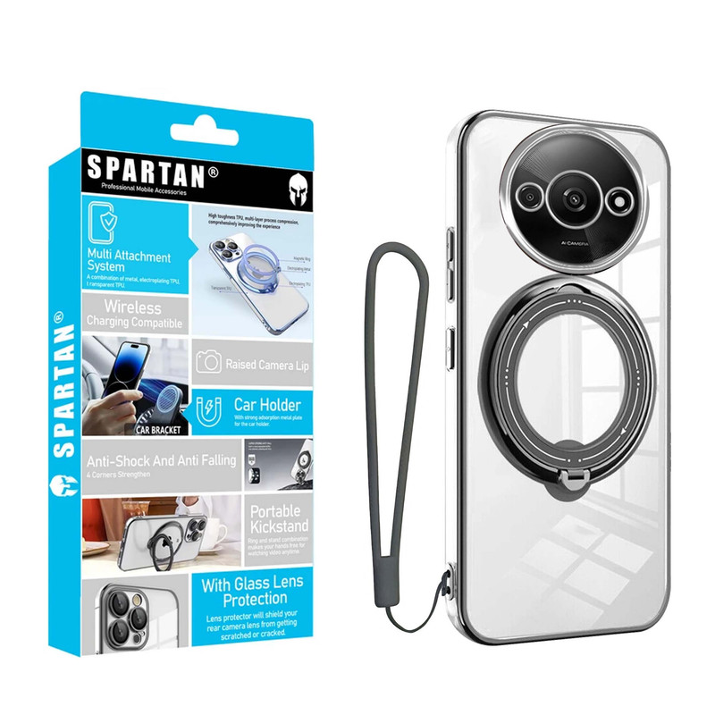 کاور اسپارتان مدل Ring Stand Strap مناسب برای گوشی موبایل شیائومی Redmi A3 2024 به همراه بندآویز