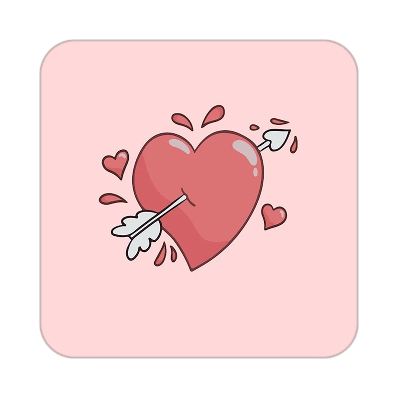 زیر لیوانی کاکتی طرح عاشقانه مدل mp39307