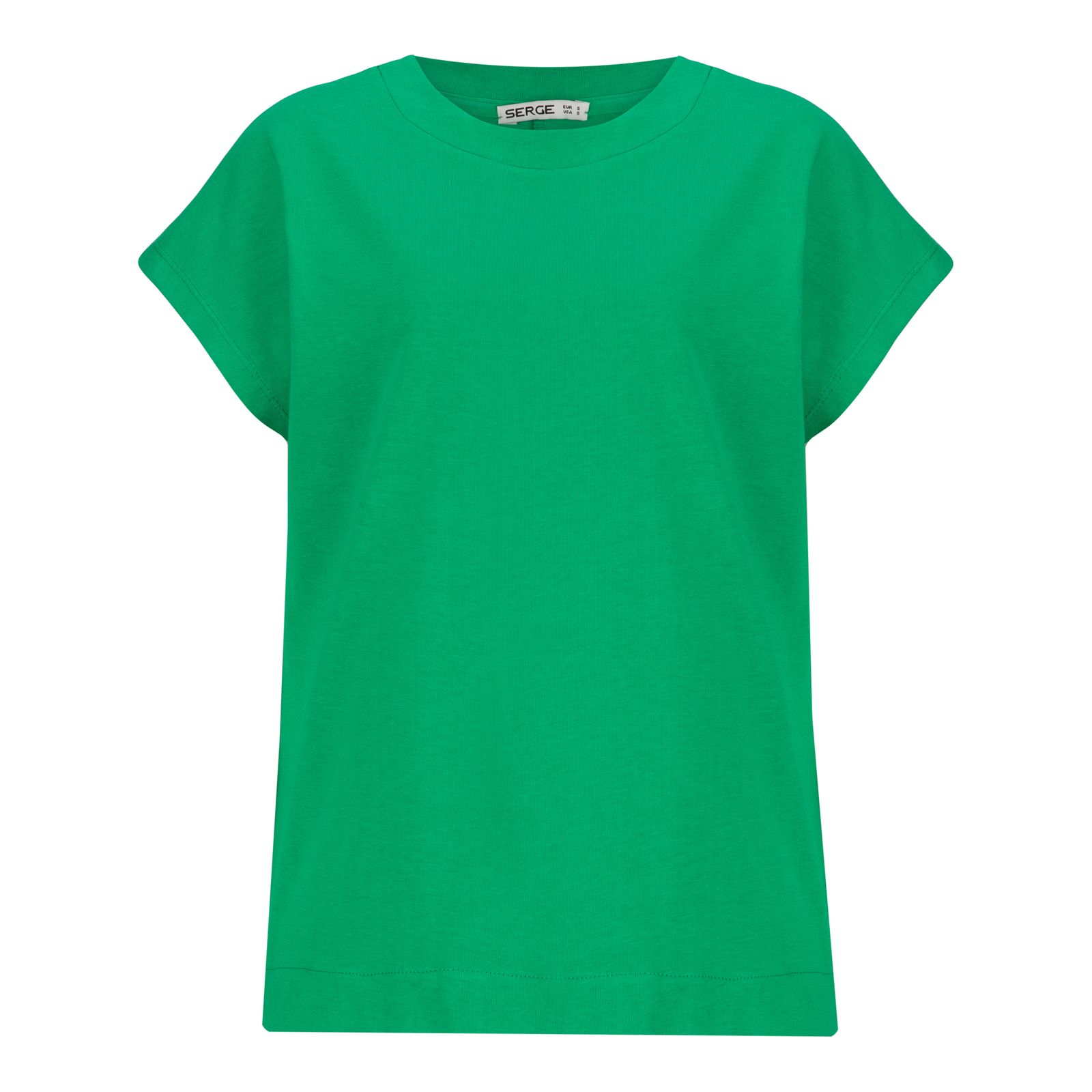 تی شرت آستین کوتاه زنانه سرژه مدل 203367 رنگ سبز