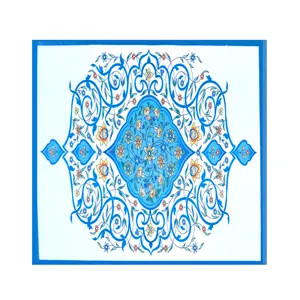 رومیزی مخمل مدل اسلیمی ختایی اصفهان