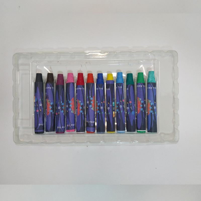 مداد شمعی 12 رنگ اسکای طرح فضایی