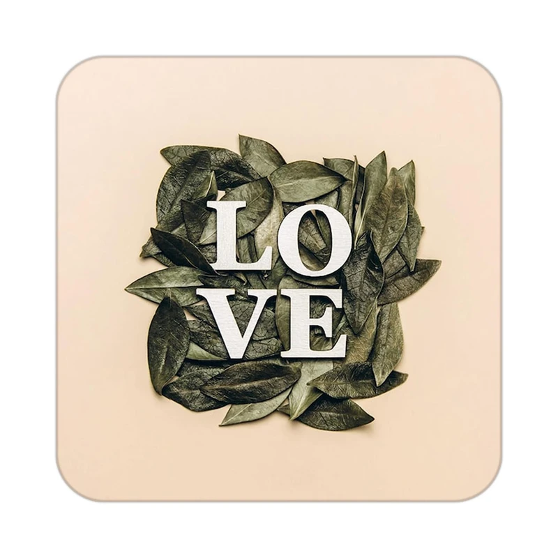 زیر لیوانی کاکتی طرح عاشقانه مدل mp36990