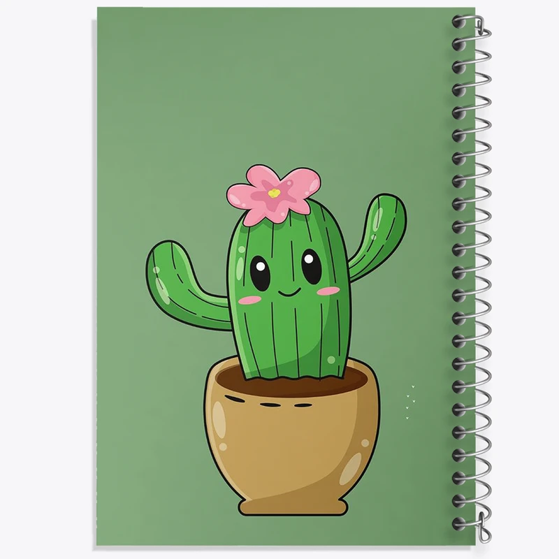 دفتر نقاشی 50 برگ خندالو طرح کاکتوس کیوت کد N1961