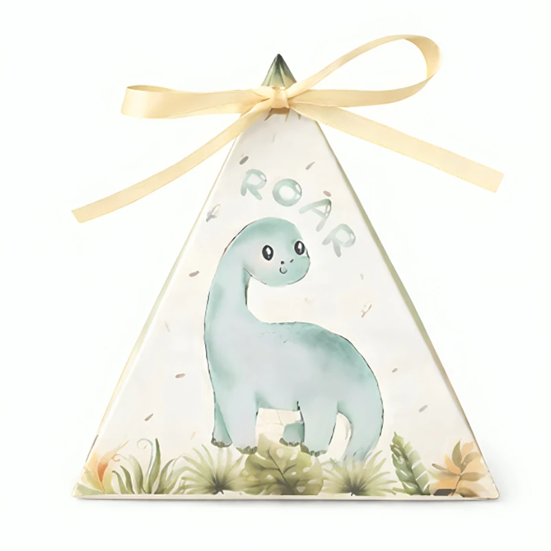 جعبه هدیه مدل فانتزی طرح دایناسور مجموعه 4 عددی