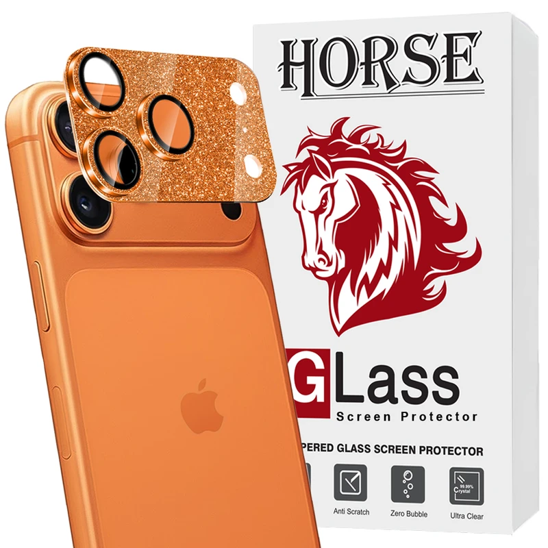 محافظ لنز دوربین فلزی هورس مدل 3D1IH مناسب برای گوشی موبایل اپل  iPhone 17 Pro