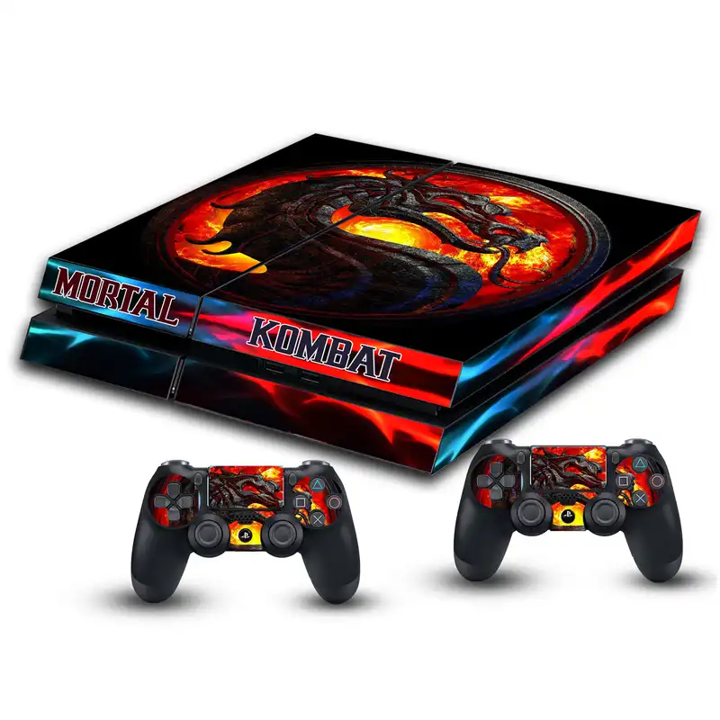 برچسب کنسول بازی مدل mortal kombat کد 140 مجموعه 12 عددی