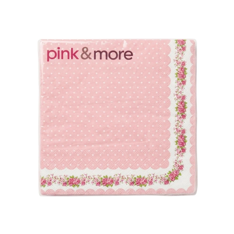 دستمال سفره پینک اند مور مدل Blush بسته 20 عددی