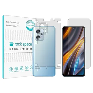 Rockspace transparent screen protector HyGEL model suitable for Xiaomi Poco X4 GT mobile phone with back protector