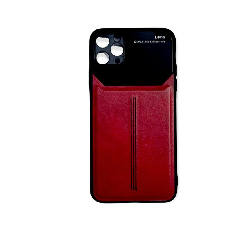 کاور طرح چرم مدل AM مناسب برای گوشی موبایل اپل IPHONE 11 PRO MAX