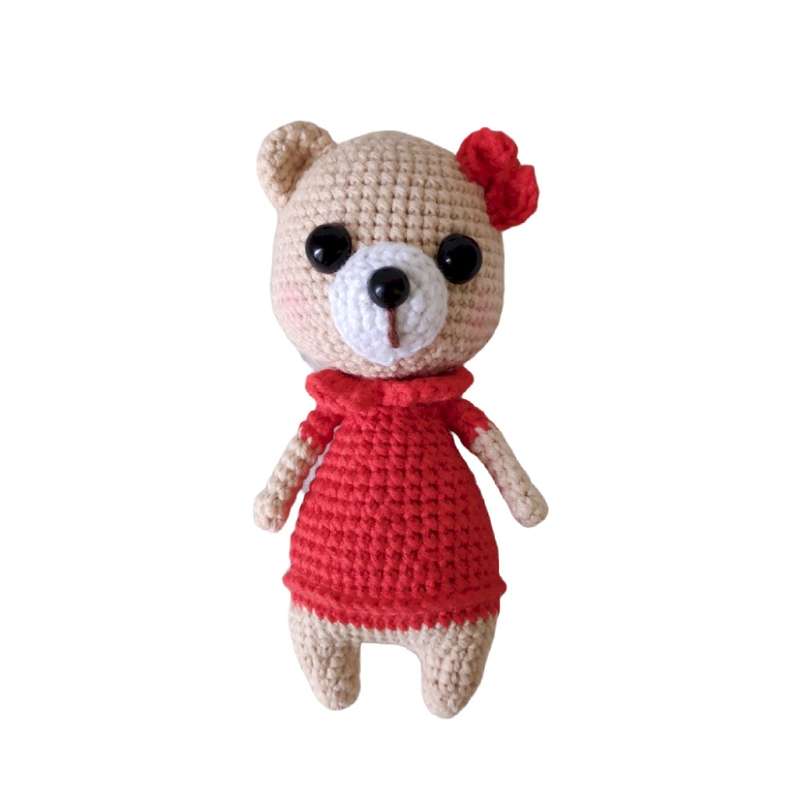 عروسک بافتنی  مدل خرس کوچولو کد 60233 