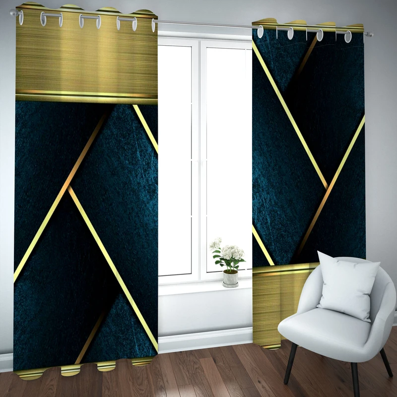 پرده مدل چاپی هازان سایز 300×150 سانتی متر 