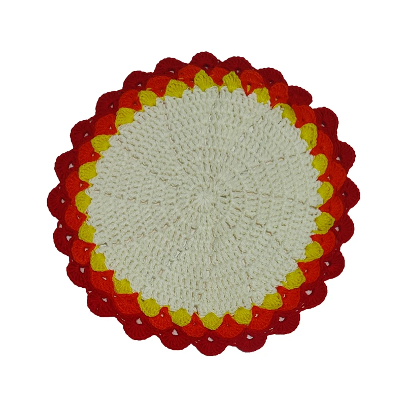 رومیزی مدل بافتنی DO022 سایز 30x30 سانتی‌متر