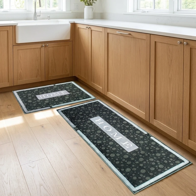 پادری چینش مدل kitchen mat مجموعه دو عددی