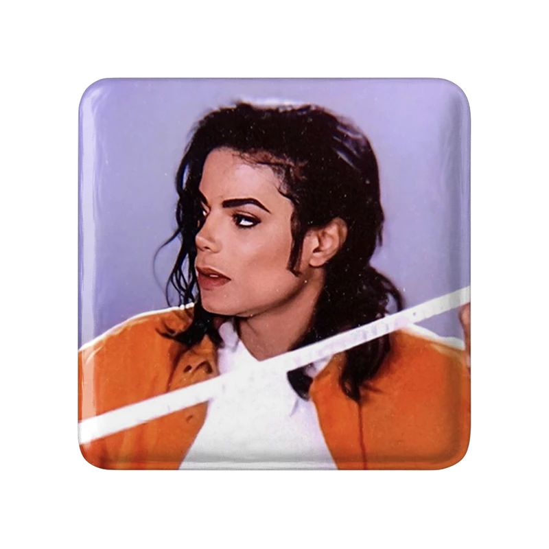 مگنت خندالو طرح مایکل جکسون Michael Jackson  مدل مربعی کد 19228