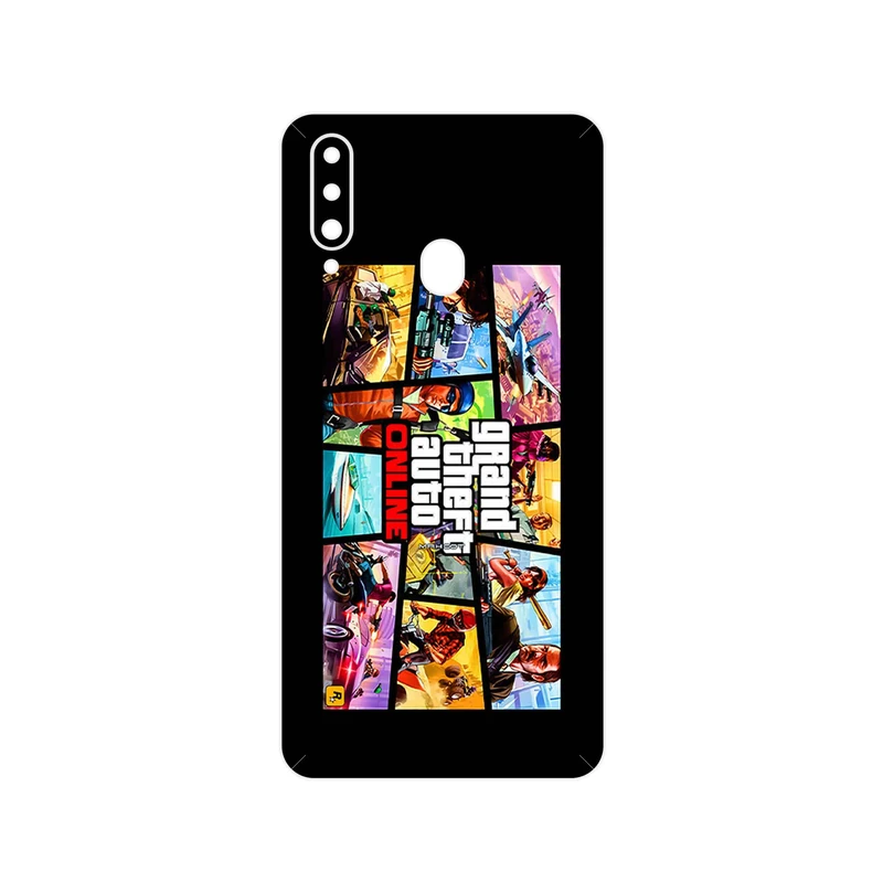 برچسب پوششی ماهوت مدل GTA Online Game Series مناسب برای گوشی موبایل سامسونگ Galaxy A20s