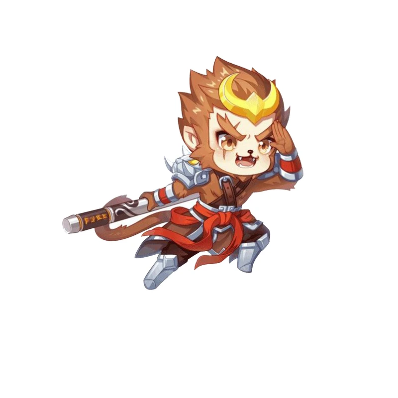 استیکر لپ تاپ و موبایل مدل بازی طزح افسانه سیاه ووکونگ Black Myth Wukong کد 3754