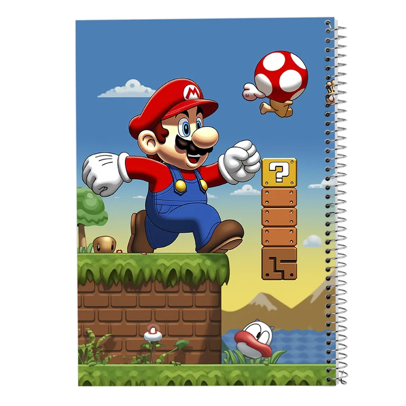 دفتر لیست خرید 50 برگ مدوپد مدل سوپرماریو super mario کد DF2822