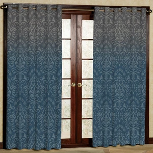 پرده مدل طرح دار هازان پانچی کد 4507 سایز 140x200 سانتی متر