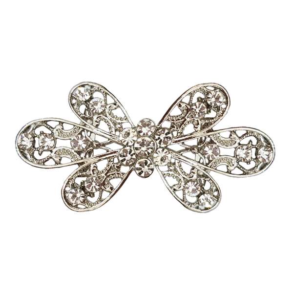 گل سینه زنانه مدل نسترن کد 01