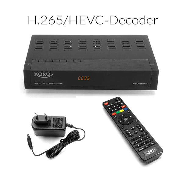 گیرنده دیجیتال DVB-T اورو مدل HRM 7670 TWIN