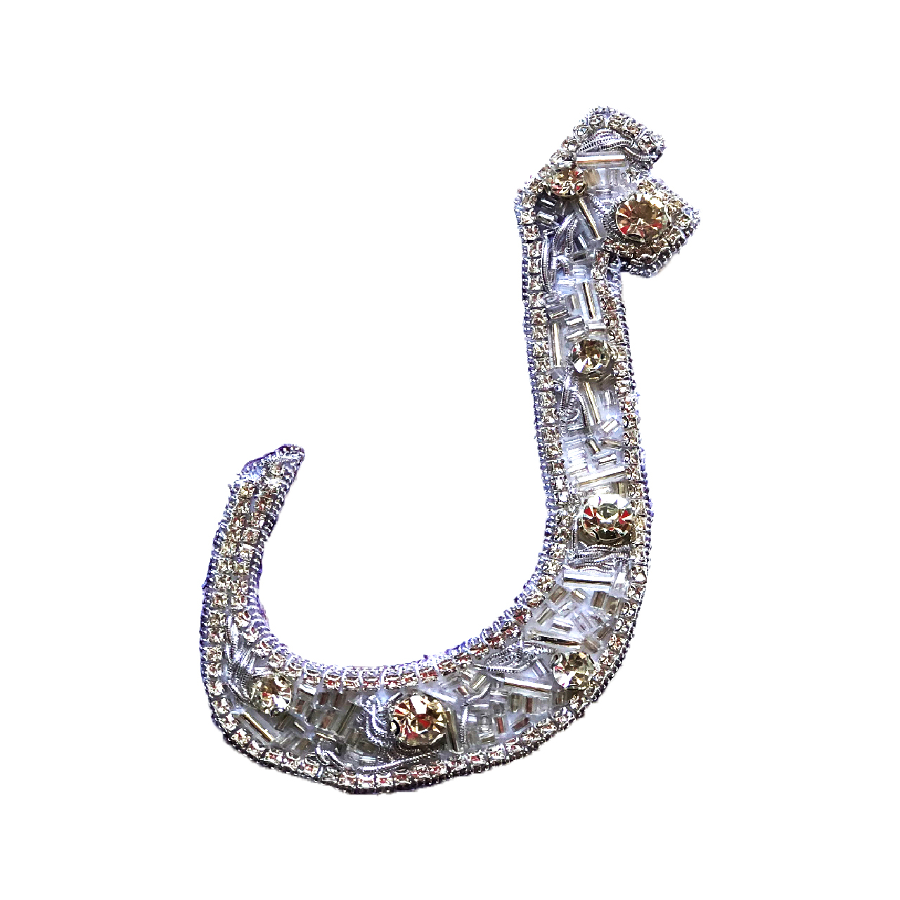 گل سینه زنانه مدل حروف فارسی