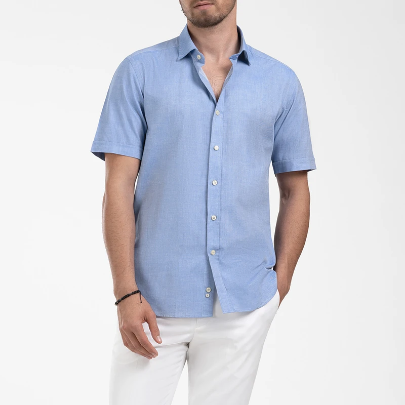 پیراهن آستین کوتاه مردانه ام کی مدل 1886