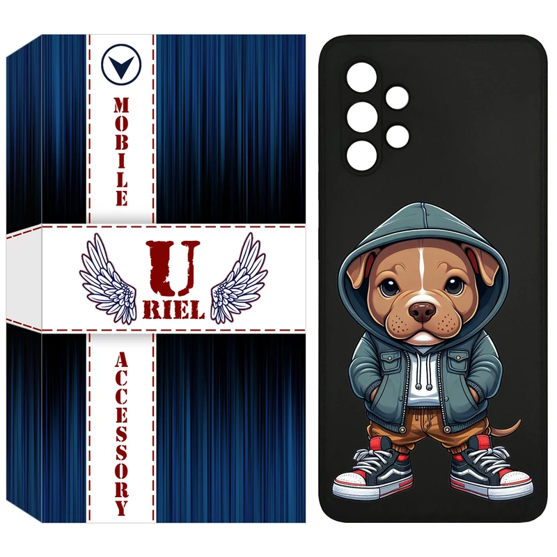 کاور یوریل مدل KSH کد 66 طرح سگ مناسب برای گوشی موبایل سامسونگ Galaxy A32 4G