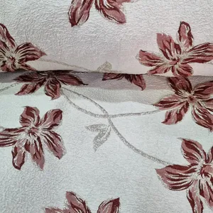 پارچه پرده ای مدل گلدار کد PR04