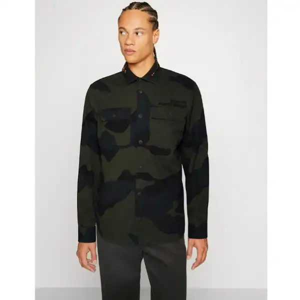 پیراهن آستین بلند مردانه جک اند جونز مدل ROSIN-CAMO