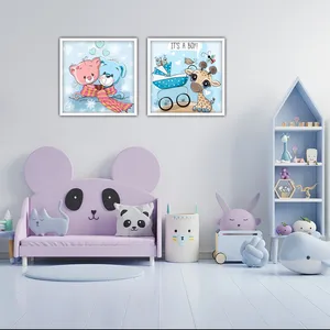 استیکر و تابلو کودک و نوزاد مدل N-108 مجموعه 2 عددی