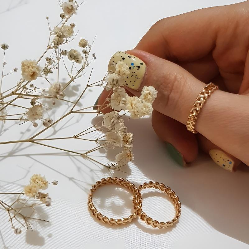 انگشتر زنانه ژوپینگ مدل بافت 743 انگشتر زنانه ژوپینگ مدل بافت 743