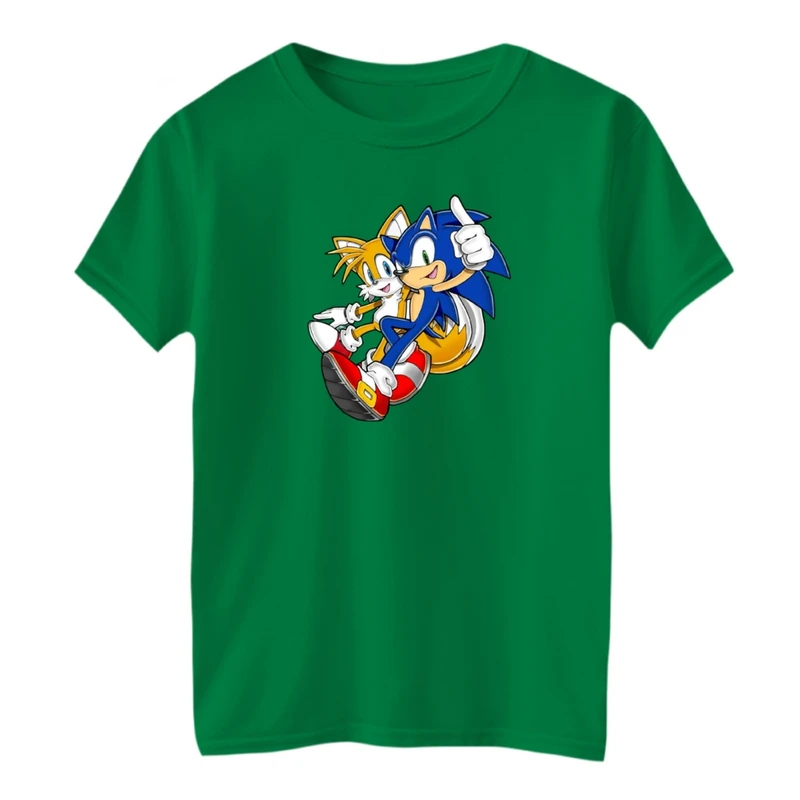 تی شرت آستین کوتاه بچگانه مدل سونیک کد 01