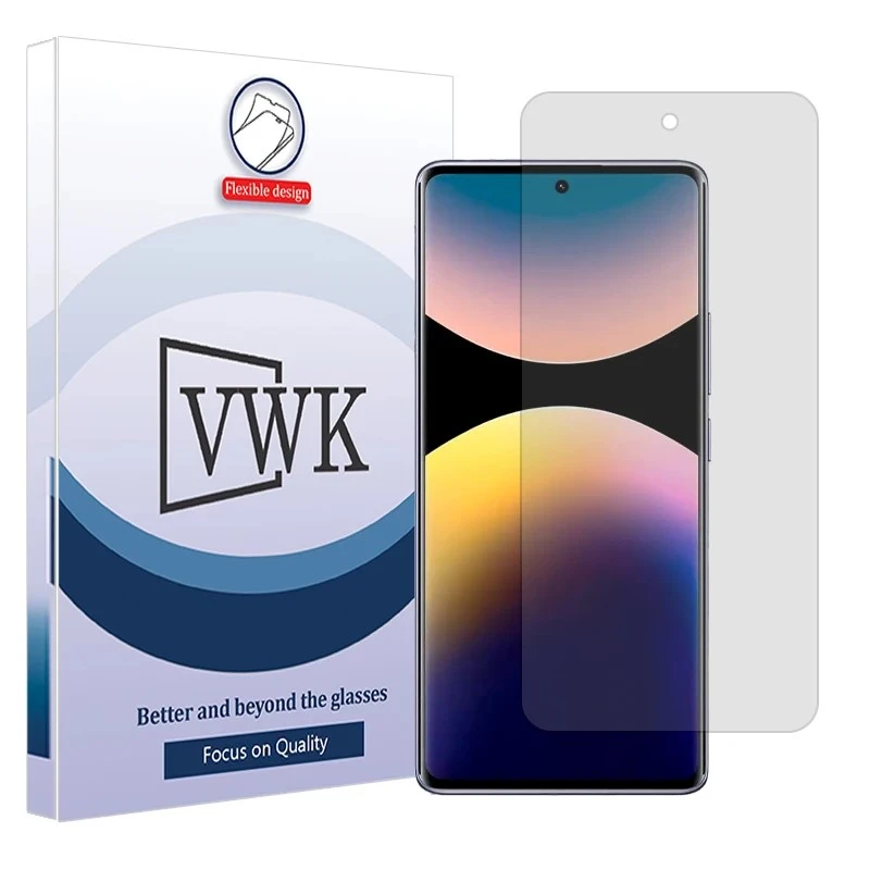 محافظ صفحه نمایش مات وی دبلیو کی مدل هیدروژلی مناسب برای گوشی موبایل شیائومی Poco M8 Pro