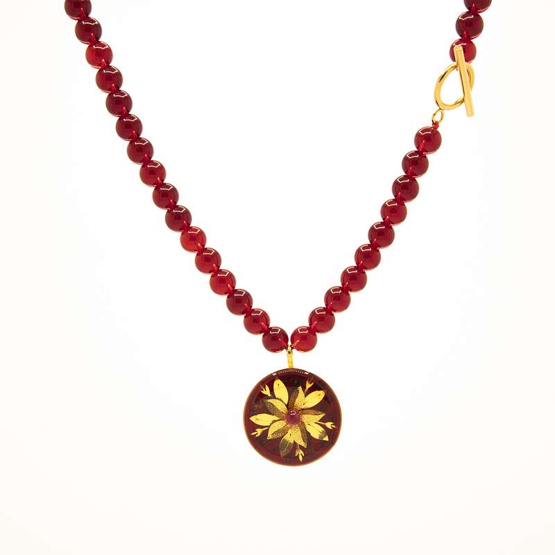 گردنبند زنانه مارک گلد مدل نسترن کد GN3072 گردنبند زنانه مارک گلد مدل نسترن کد GN3072