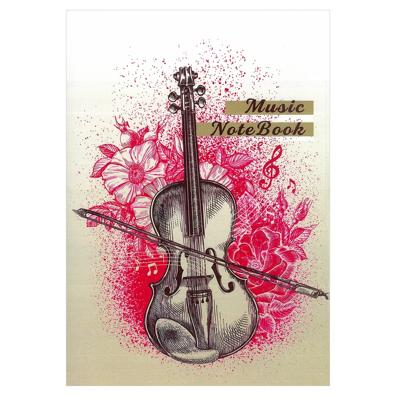 دفتر نت موسیقی 40 برگ سیمی کد 1002
