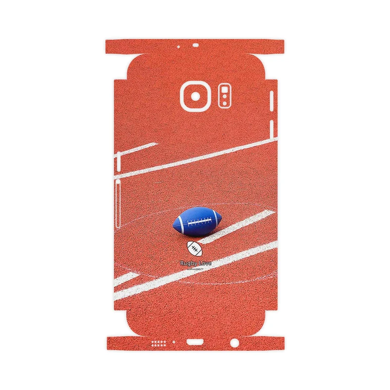 برچسب پوششی ماهوت مدل Rugby football-FullSkin مناسب برای گوشی موبایل سامسونگ Galaxy S6 Edge