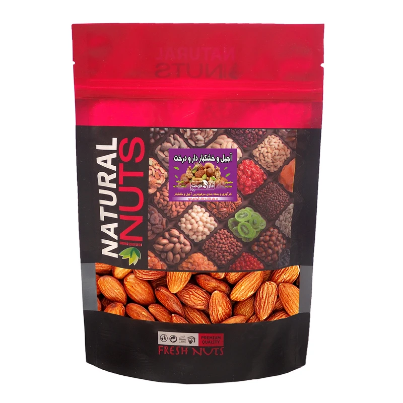 بادام درختی خارجی شور ممتاز دارو درخت - 500 گرم 